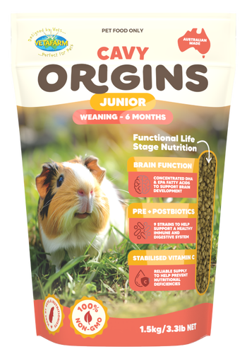 Vetafarm Origins Cavy Junior Diet 1.5kg