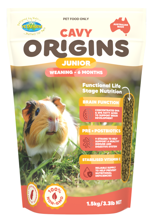 Vetafarm Origins Cavy Junior Diet 1.5kg