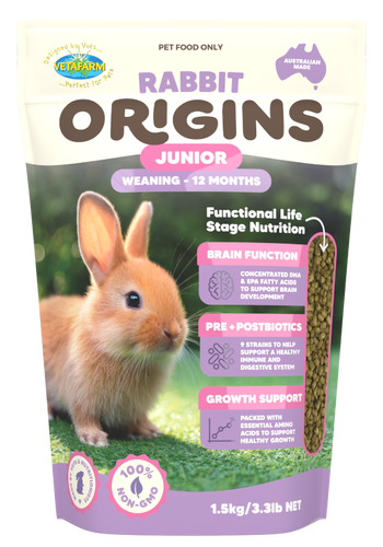 Vetafarm Origins Rabbit Junior Diet 1.5kg