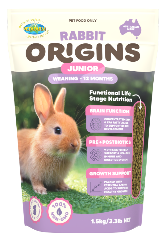 Vetafarm Origins Rabbit Junior Diet 1.5kg