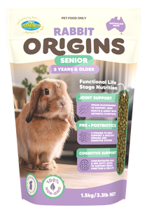 Vetafarm Origins Rabbit Senior Diet 1.5kg