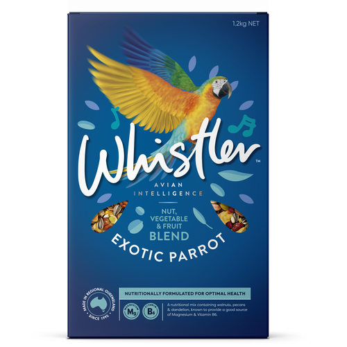 WHISTLER GOURMET BLEND EXOTIC PARROT 1.2KG
