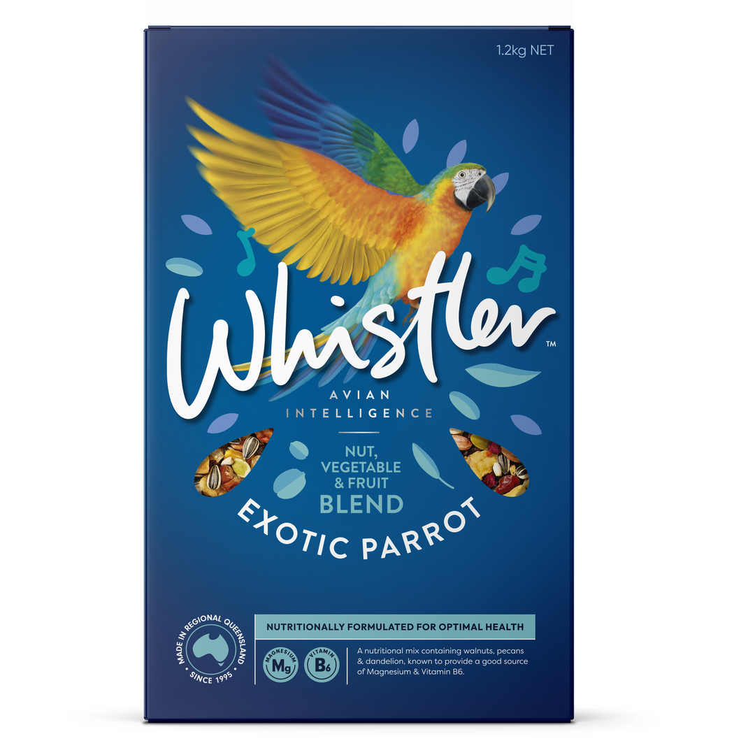 WHISTLER GOURMET BLEND EXOTIC PARROT 1.2KG