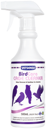 VETSENSE BIRD CAGE CLEANER SPRAY 500ML