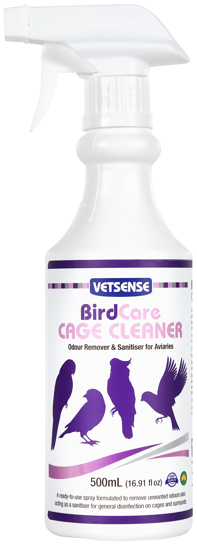 VETSENSE BIRD CAGE CLEANER SPRAY 500ML