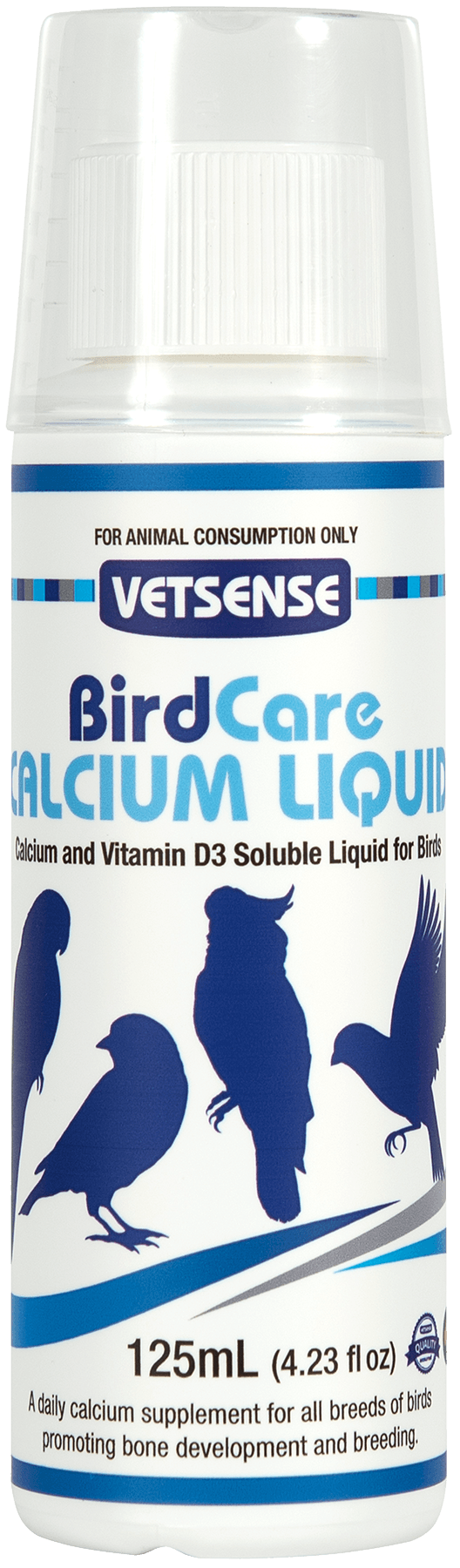 VETSENSE BIRD CALCIUM LIQUID 125ML