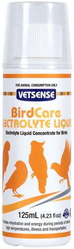 VETSENSE BIRD ELECTROLYTE LIQUID 125ML