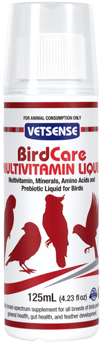VETSENSE BIRD MULTIVITAMIN LIQUID 125ML