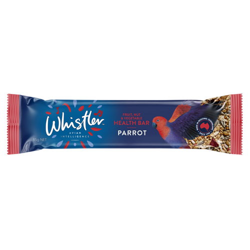 WHISTLER PARROT HEALTH BAR WITH FRUIT, NUT AND VEGETABLE 85G