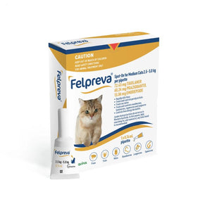 FELPREVA MEDIUM CATS 2.5-5KG SPOTON 1PK