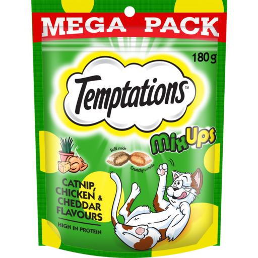 TEMPTATIONS Mix Ups Catnip 180g
