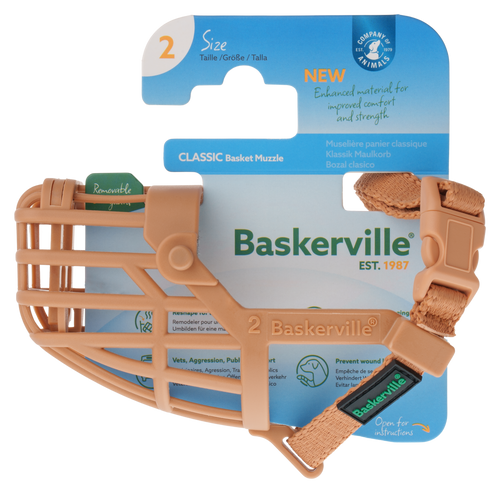 Baskerville Classic Basket Muzzle size 2