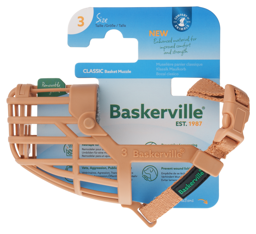 Baskerville Classic Basket Muzzle size 3