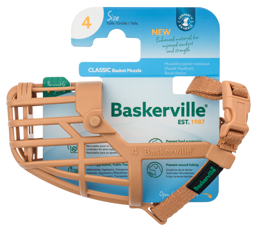 Baskerville Classic Basket Muzzle size 4