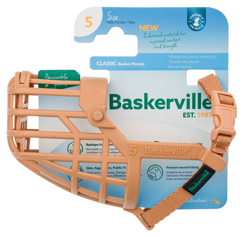 Baskerville Classic Basket Muzzle size 5