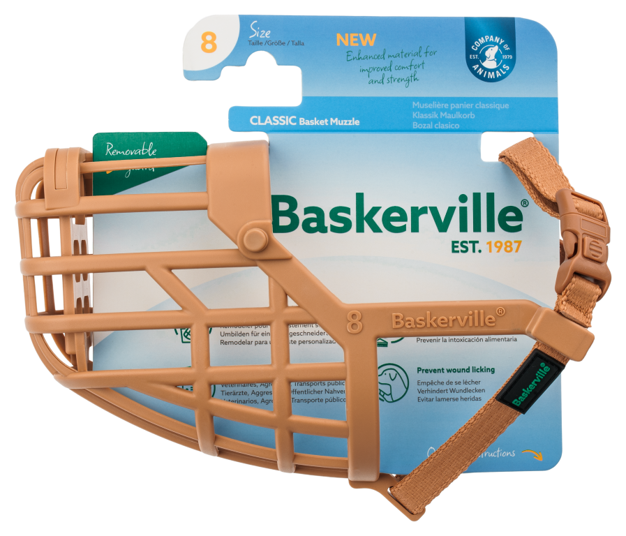 Baskerville Classic Basket Muzzle size 8
