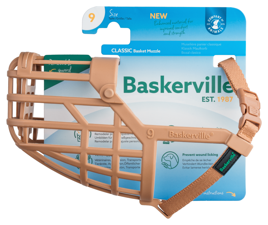 Baskerville Classic Basket Muzzle size 9
