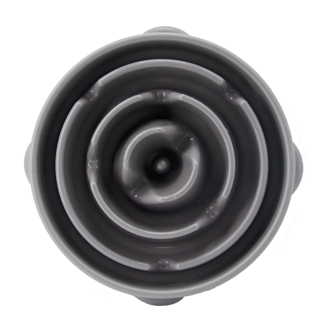 OUTWARD HOUND FUN FEEDER DROP GREY
