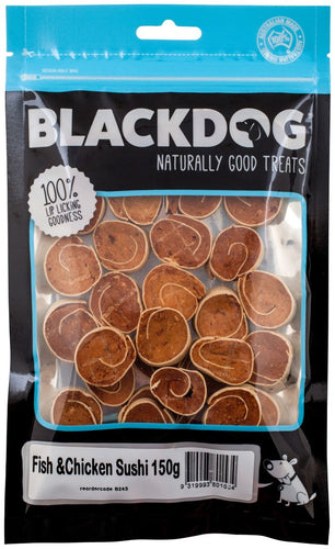 BLACKDOG FISH AND CHICKEN SUSHI 150G