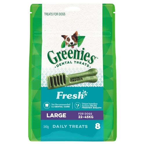GREENIES FRESHMINT PACK 340G LARGE