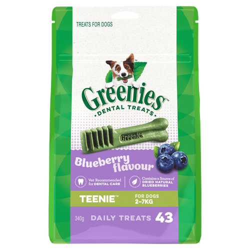 GREENIES BLUEBERRY PACK 340G TEENIE