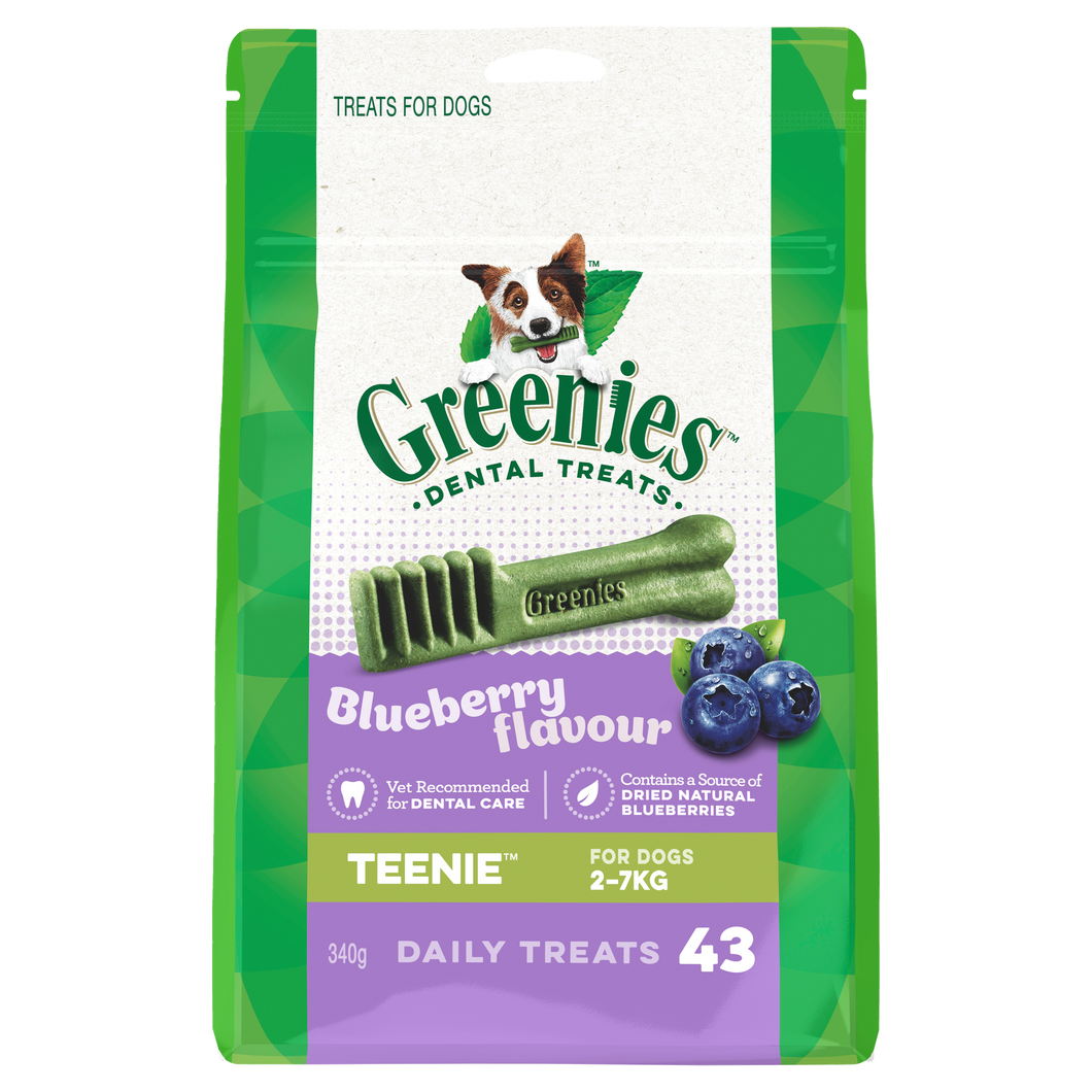 GREENIES BLUEBERRY PACK 340G TEENIE