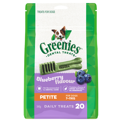GREENIES BLUEBERRY PACK 340G PETITE
