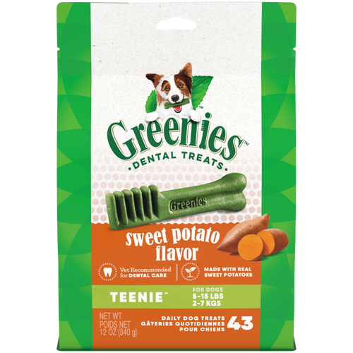 GREENIES Canine Sweet Potato Flavored Teenie Dental Treats 340g