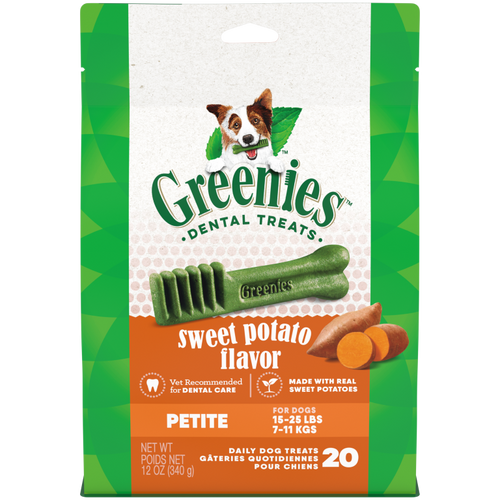 GREENIES Canine Sweet Potato Flavored Petite Dental Treats 340g