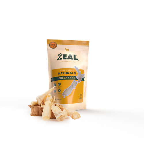 ZEAL FREE RANGE NATURALS SHEEP EARS 125G