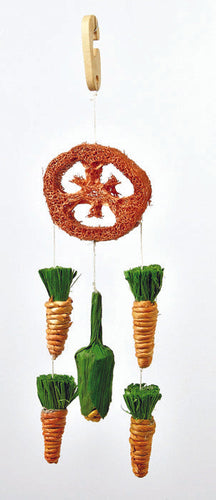 PETFACE PIPKINS LOOFAH & VEG MOBILE TOY 30G