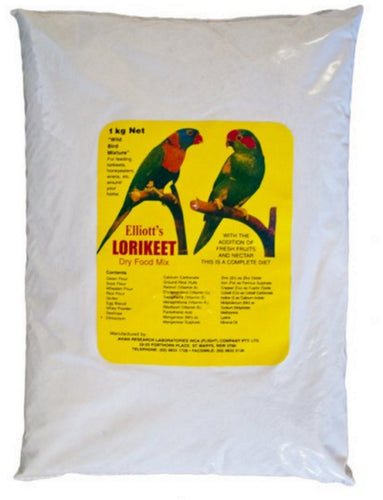 INCA LORI DRY ELLIOTTS 1KG