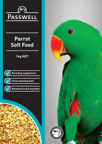 PASSWELL PARROT SOFT FOOD 500G