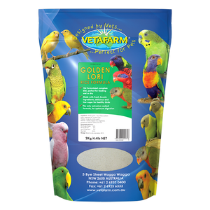 VETAFARM GOLDEN LORI RICE 2KG