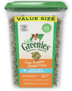 Greenies Feline Oven-Roasted Chicken Flavour Tub 277g