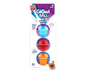 GIGWI BALL SMALL 3PACK