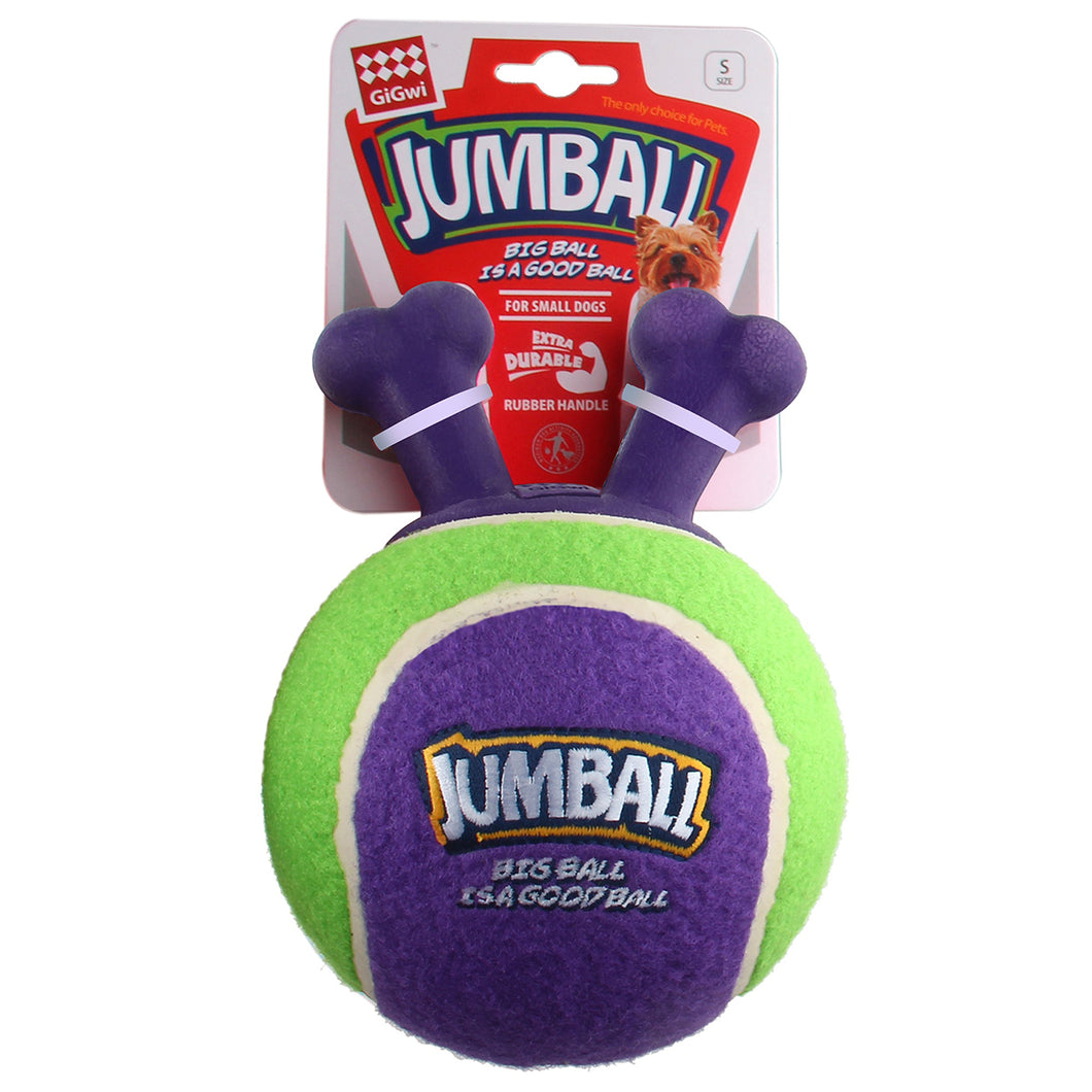 GIGWI JUMBALL TENNIS BALL GREEN\PURPLE