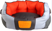 GIGWI PLACE SOFT BED CANVAS TPR RED ORANGE LARGE