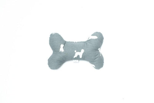 MOG AND BONE BONE SOFT TOY GREY DOG