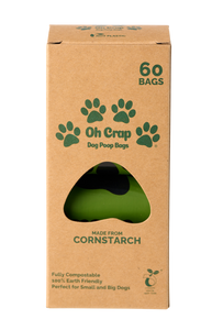 Oh Crap Compostable Dog Poop 60 Bags