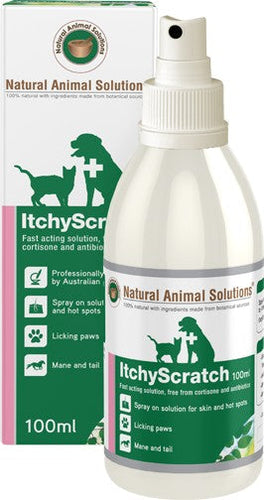 NATURAL ANIMAL SOLUTIONS ITCHY SCRATCH 100ML