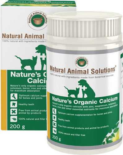 NATURAL ANIMAL SOLUTIONS NATURES ORGANIC CALCIUM 200G
