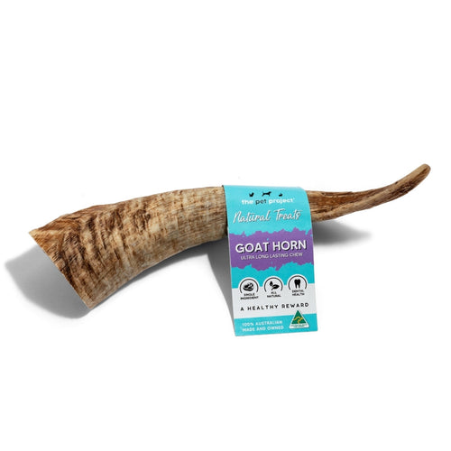 THE PET PROJECT NATURAL WHOLE GOAT HORN  LARGE